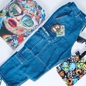 A BATHING APE BAPE Denim Cargo Pant
